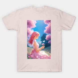 Fairy princess in pink T-Shirt